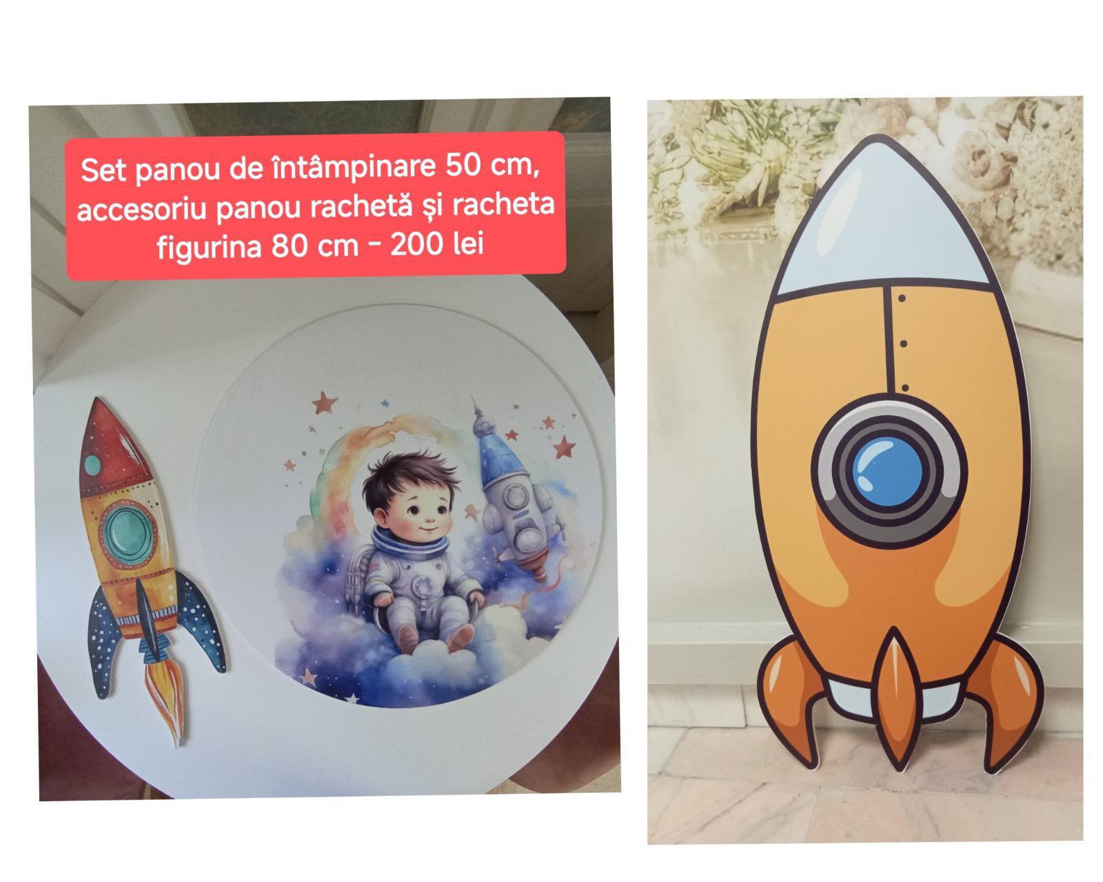 Set racheta si panou de intampinare