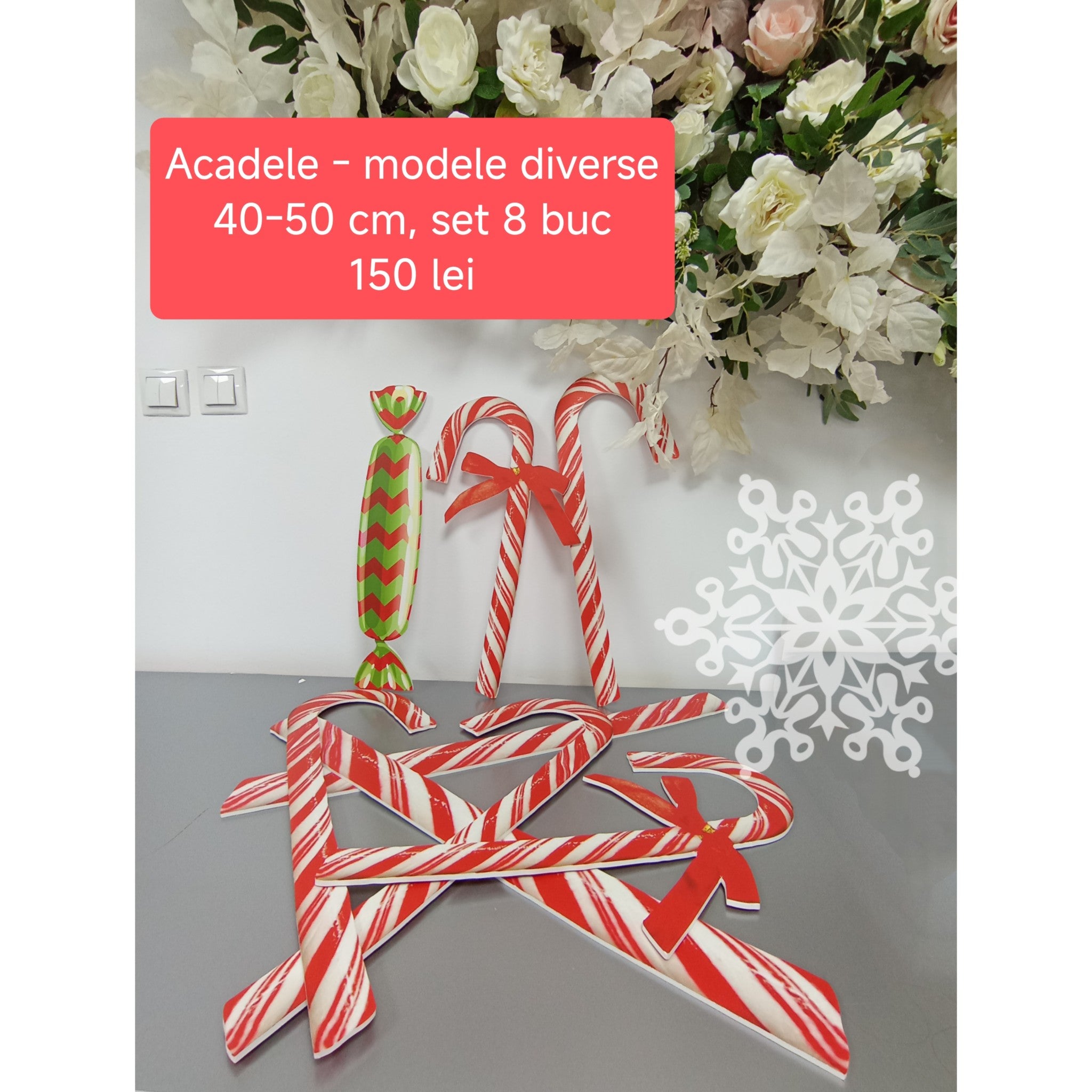 Accesorii de agatat - Set 8 buc acadele - modele diverse