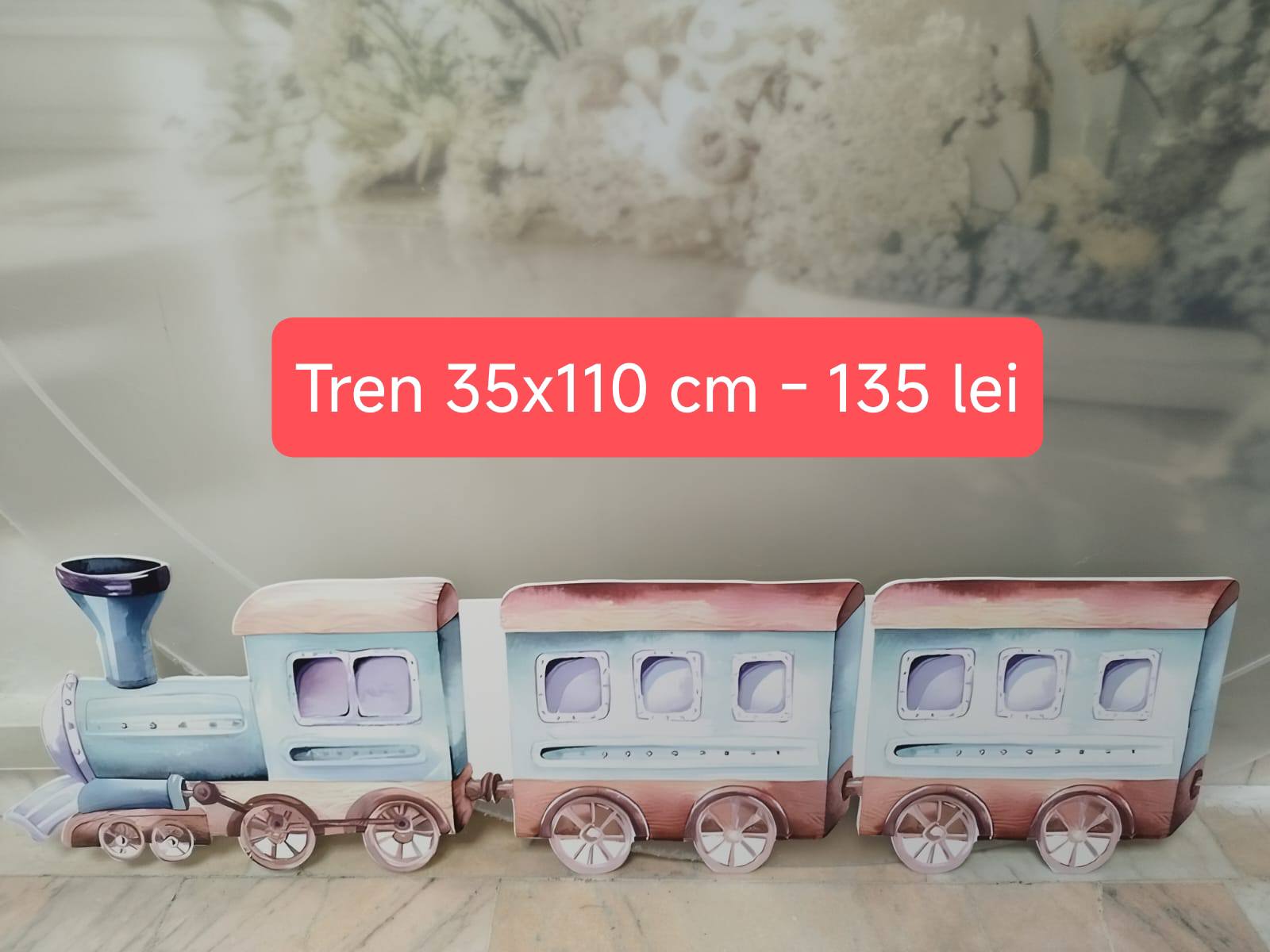 Trenulet albastru