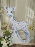 Girafa și elefant blue safari