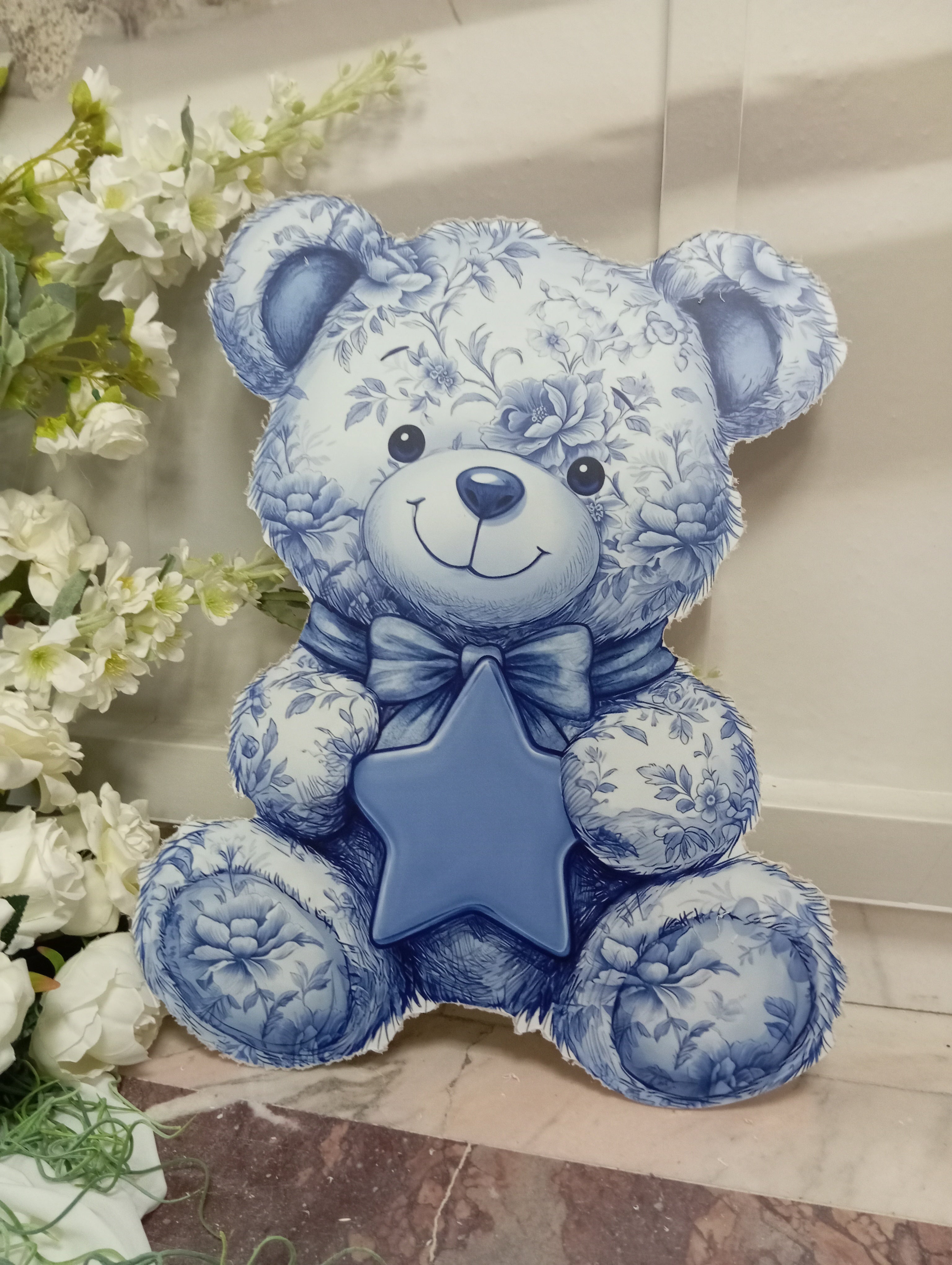 Ursuleț blue pattern