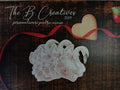 Accesorii de agatat - lebede - 6 buc/set